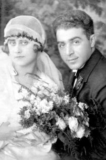 Wedding photo of Friedrich and Katherina Stecklmacher
