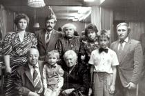 Masha Zakh with her large family