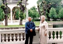 Ruth Laane with her friend Boris Segal