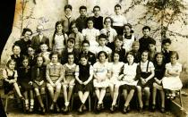 Albert Eskenazi's Jewish elementary school class