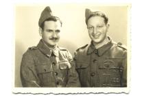 Solon Molho and Nadir Haim in the Greek army