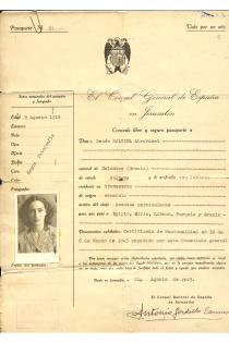 Renee Molho's traveling permit