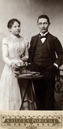 Karoly Klein and his wife