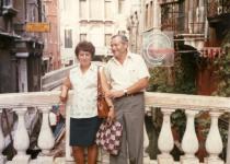 Havas György és felesége Velencében