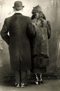 Miklos Braun's sister Klara Nauman with her husband Francesco Nauman