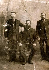 Zoya Lerman's grandfather, Boris Lerman, with his friends