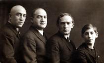 Alfred Liberman, his father David Liberman ,and his father's brothers German Liberman and Yevsey Liberman