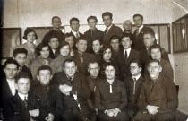 Alfred Liberman and his classmates at the Kiev Institute of Construction Engineers