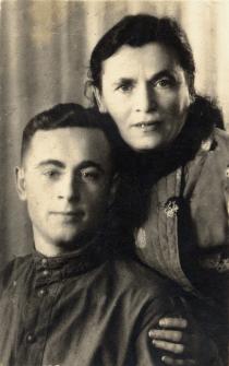 Polia Gersh and her son Grigoriy Gersh