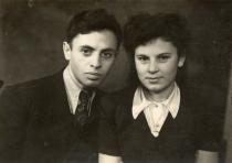 Shlima Goldstein with her husband Dmitriy Goldstein