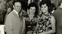 Shlima Goldstein with her husband Dmitriy Goldstein and daughter Ella Denisova