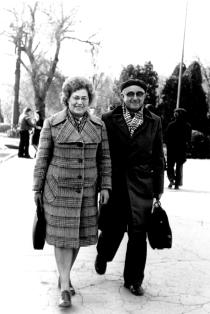 Theodore Magder with his wife Asia Magder