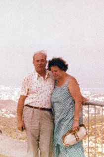 Arnold and Melania Leinweber in Israel