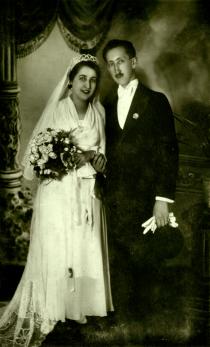 Wedding photo of Magdalena and Carol Springer