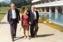 Gavril Marcuson with Cornelia Paunescu and dr. Balla