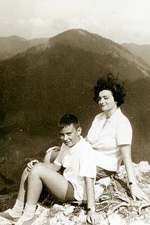Livia Diaconescu and her son, Gabriel Diaconescu