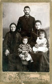 Serafima Staroselskaya's grandparents Borukh and Sima Vigdergaus