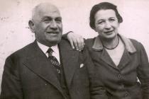 Grandpa Biheller ahd his wife Wilma Bihellerova