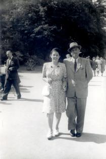 Ru'ena Hornová férjével, Ondrej Hornnal