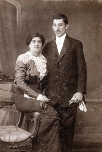 Vukica Kalef and her son Mosa