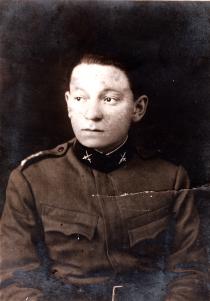 Isak Koen in his army uniform