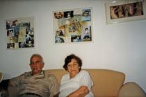 Harun Bozo with his sister Leyla Bozo in Israel