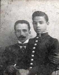 Naum Fabrikant and his son Yefim Fabrikant