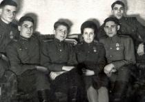 Arkadiy Redko with his comrades