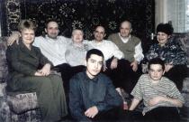Iosif Bursuk and his family