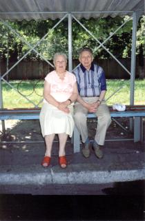Leonid Rozenfeld with his wife Natalia Berzler