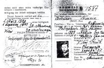 Peter Rabtsevich's identity card
