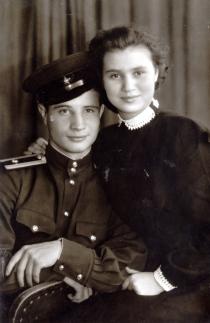 Roman Barskiy with his sister Elena