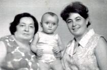 Raissa Smelaya with her family