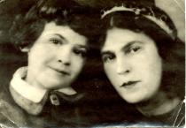 Sophia Belotserkovskaya with her mother
