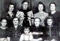Seraphima Gurevich with her family