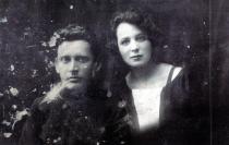 Grigory Bekker with his wife Raissa Bekker