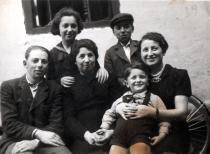 Tilda Galpert with her family