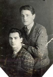 Vladimir Olgart's brother Mikhail Olgart and his schoolmate