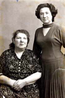 Raissa Yasvoina and her mother Maria  Lvovich