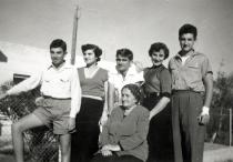 Anelia Kasabova, her cousins and  grandmother Ester Elazar
