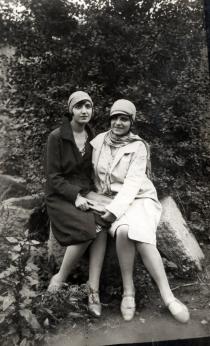 Victoria Angelova and her friend Rashel Djivri