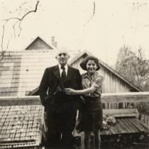 Emil Polak with his daughter Eva Liskova