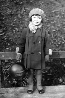 Helena Kovanicova as a little girl