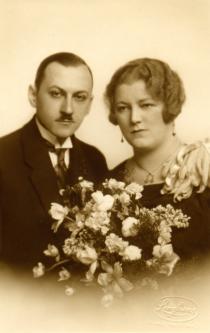 Quido Nachod with his wife Bedriska Nachodova