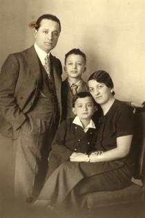 Otto Kotouc and his family