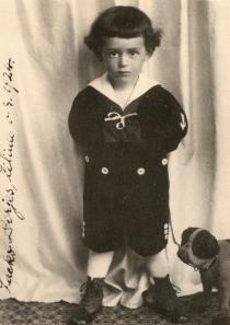 Ladislav Porjes as a child