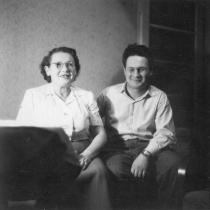 Gertruda Glasova and her son, Martin Glas