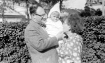 Martin Glas with his wife Hana Glasova and son Daniel Glas