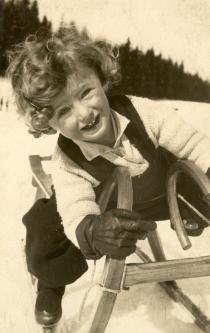Milena Prochazkova in childhood