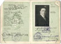 Ács Sándor  útlevele